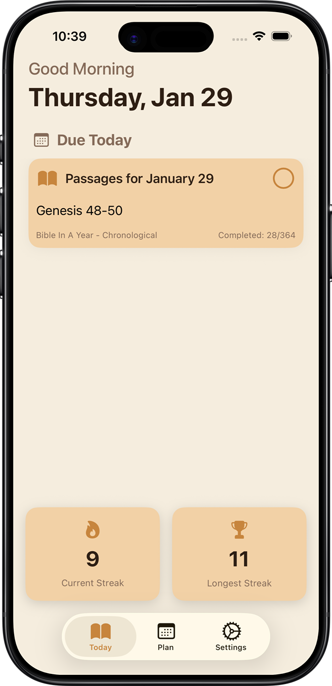 LampLit: Bible Reading Plans Screenshot
