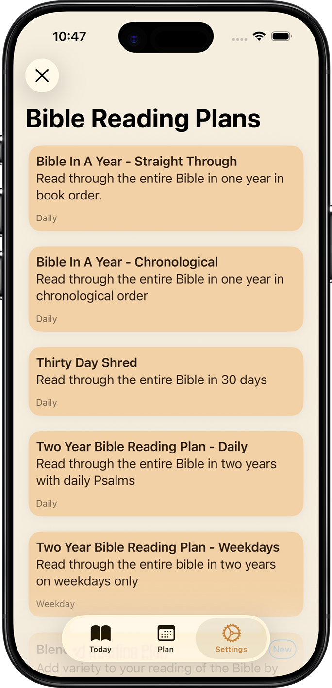 LampLit: Bible Reading Plans Screenshot