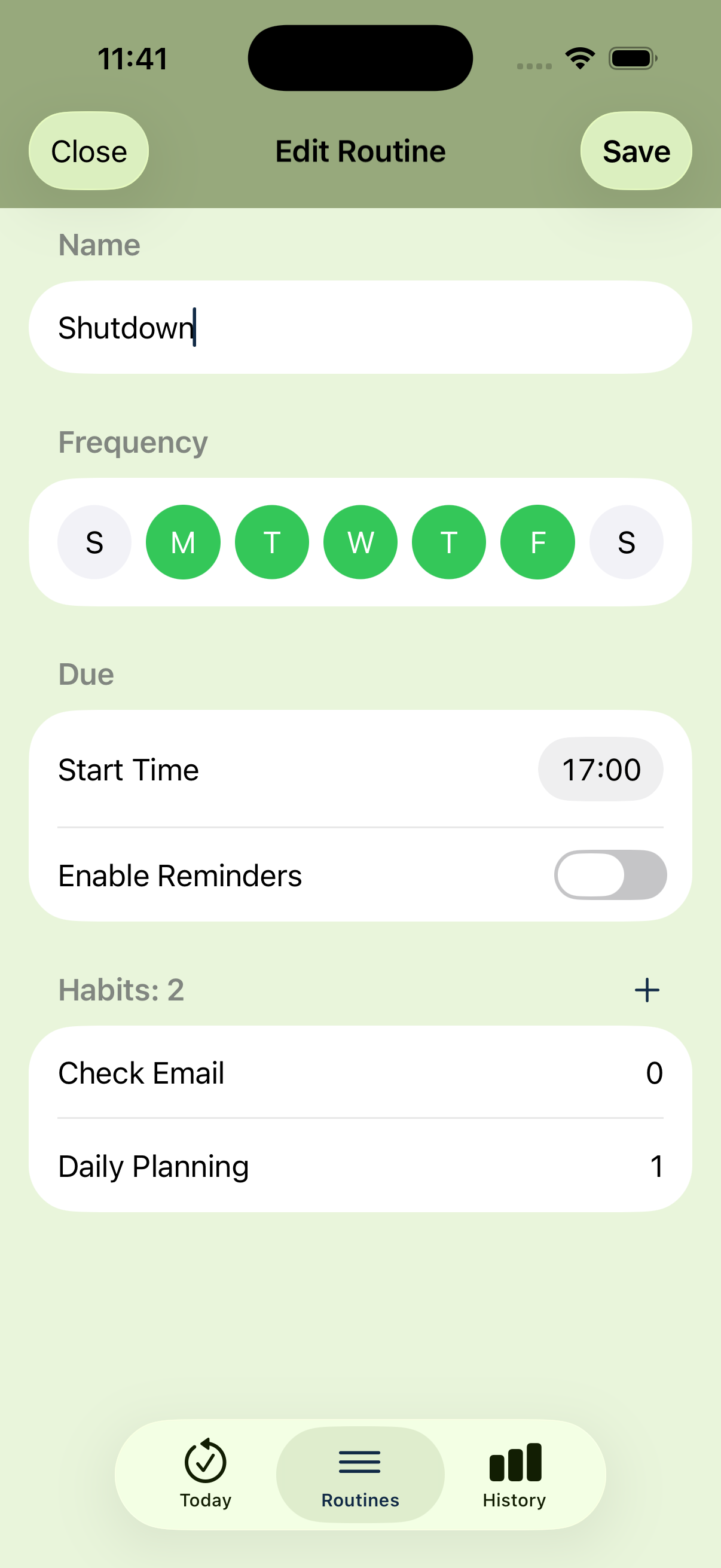 Routinely: Daily Routines Screenshot