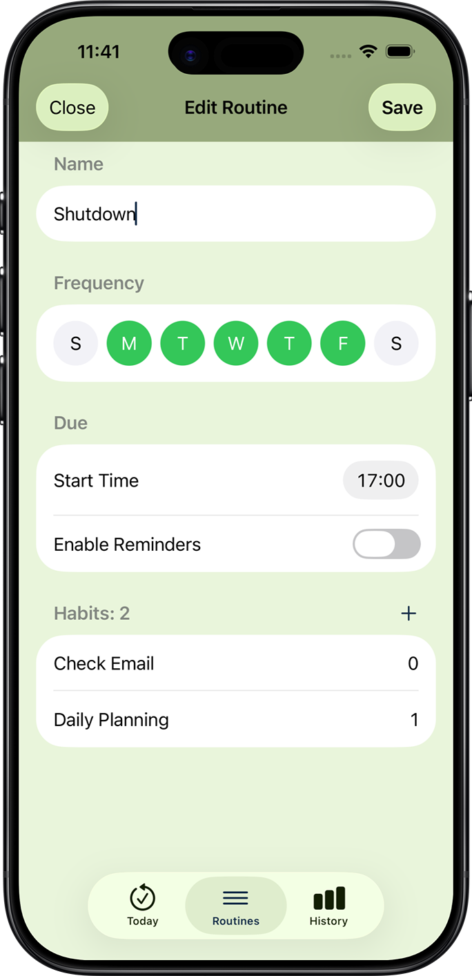 Routinely: Daily Routines Screenshot